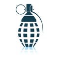 Defensive grenade icon Royalty Free Stock Photo