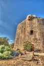 Defensive tower in Porto Conte, Sardinia Royalty Free Stock Photo