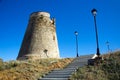 Defensive tower with stairs Royalty Free Stock Photo