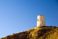 Defensive tower at sunset