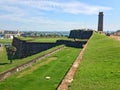 Defensive wall fortress Fort GalÃÂ© Royalty Free Stock Photo