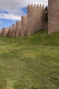 Stonewalls of avila Royalty Free Stock Photo