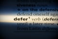 Defer