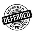 Deferred rubber stamp