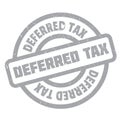 Deferred tax rubber stamp Royalty Free Stock Photo