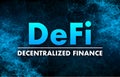 DeFi - Decentralized Finance. Financial technology, blockchain. Digital wallet. Vector stock illustration. Royalty Free Stock Photo