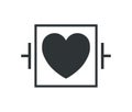 Defibrillation-proof type CF applied part. Graphical Symbols for Use on Equipment