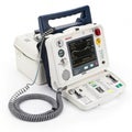 Defibrillator illustration isolated on white background Royalty Free Stock Photo