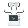 Defibrillator machine icon