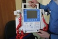 Defibrillator for resuscitation of dying