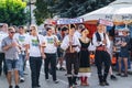 Defile of participants of Dragacevo Trumpet Festival Guca Royalty Free Stock Photo