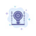 Define, Energy, Engineering, Generation, Power Blue Icon on Abstract Cloud Background