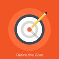 Define the Goal Royalty Free Stock Photo