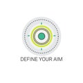 Define Your Aim Target Opportunity Icon