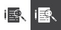 Defining icon Thin line illustration set