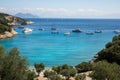 Filiatro bay and beach on Greek island Ithaca Royalty Free Stock Photo