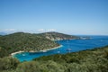 Filiatro bay and beach on Greek island Ithaca Royalty Free Stock Photo