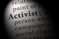 Definition of activist