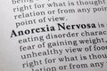 Definition of anorexia nervosa