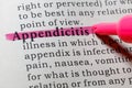 Definition of appendicitis