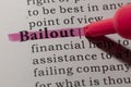 Definition of bailout