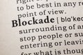 Definition of blockade