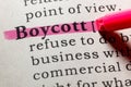 Definition of boycott