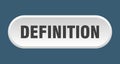 definition button. rounded sign on white background Royalty Free Stock Photo