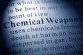 Definition of Chemical Weapons