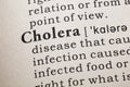 Definition of cholera