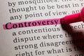 Definition of controversy