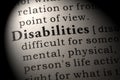 Definition of Disabilities