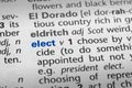 Definition of Elect