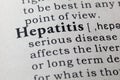 Definition of hepatitis Royalty Free Stock Photo