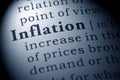 Definition of inflation Royalty Free Stock Photo