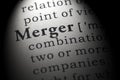 Definition of merger Royalty Free Stock Photo