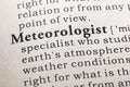 Definition of meteorologist