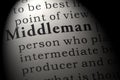 Definition of middleman