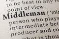 Definition of middleman