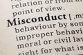 Definition of misconduct