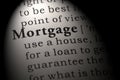 Definition of mortgage Royalty Free Stock Photo