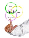 Definition of risk Royalty Free Stock Photo