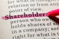 Definition of shareholder