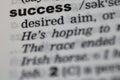 Definition of Success in the dictionary