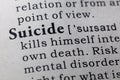 Definition of suicide