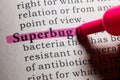 Definition of superbug Royalty Free Stock Photo