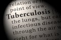 Definition of Tuberculosis Royalty Free Stock Photo