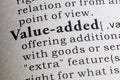 Definition of value-added