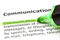 Definition Of The Word Communication