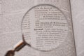 The definition of the word Formal in a dictionary, under magnifying glass, translator and language concept Royalty Free Stock Photo